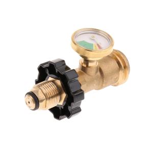 POL propane tank adapter with gauge universal tank adapter for grill heater