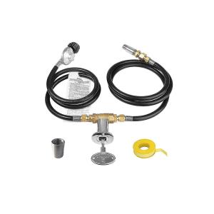 Propane gas firepit valve control kit system 1/2