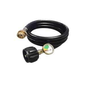 QCC1 Cylinder Connector With Gauge Solid Brass 1-20 male thread